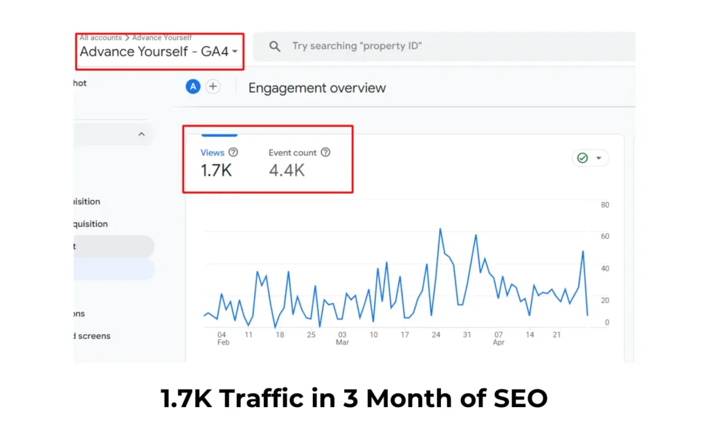 Organic Traffic Report - Advance Yourself