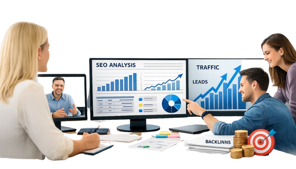 SEO strategy services focused on business growth, higher rankings, and consistent lead generation growth