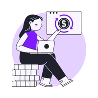 Enterprise SEO icon representing organic customer acquisition and lower marketing costs