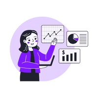 Enterprise SEO reporting icon showing revenue attribution and SEO ROI tracking